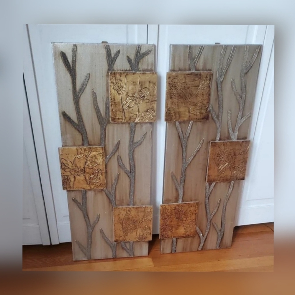 3D Coral Canvas, 29.5"×11.5"